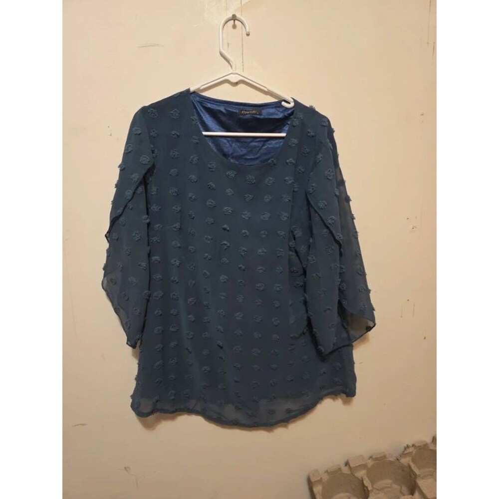Dark Blue Blouse